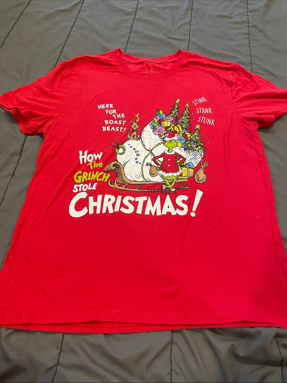 How The Grinch Stole Christmas! Red Short Sleeve Tee